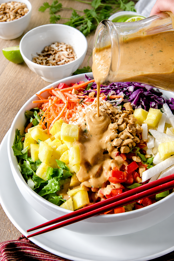 Asian peanut butter salad dressing